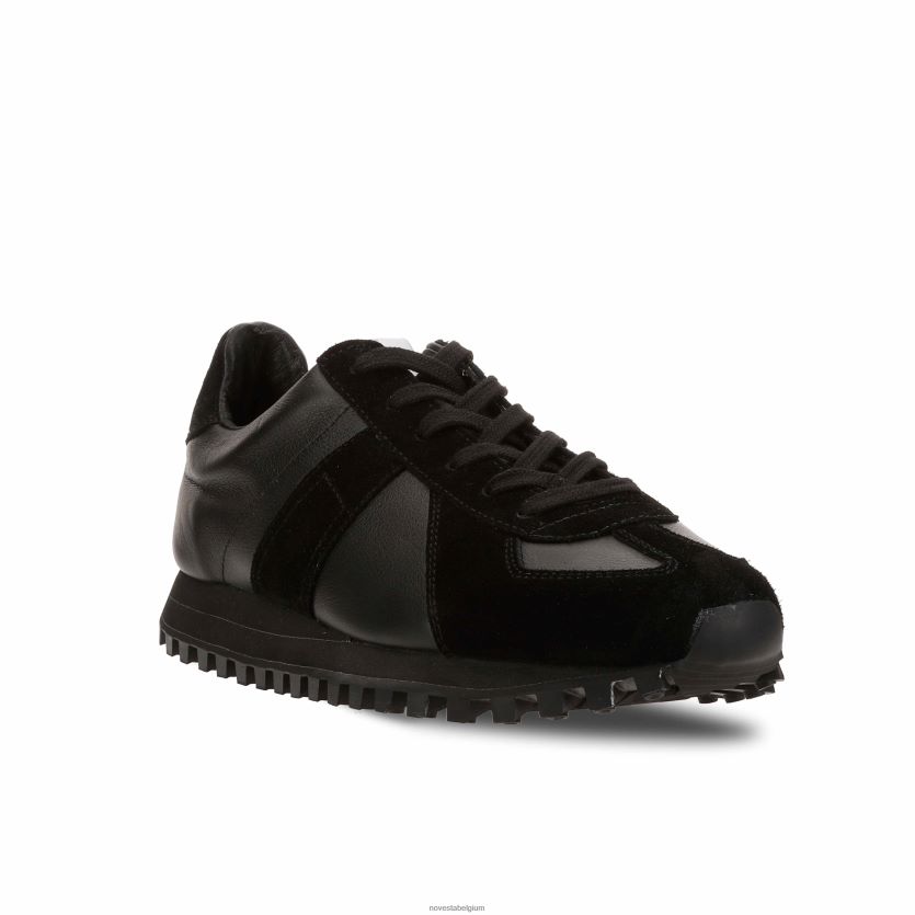 Novesta gat leer trail zwart sportschoenen PTBZDP143 - Novesta Belgium
