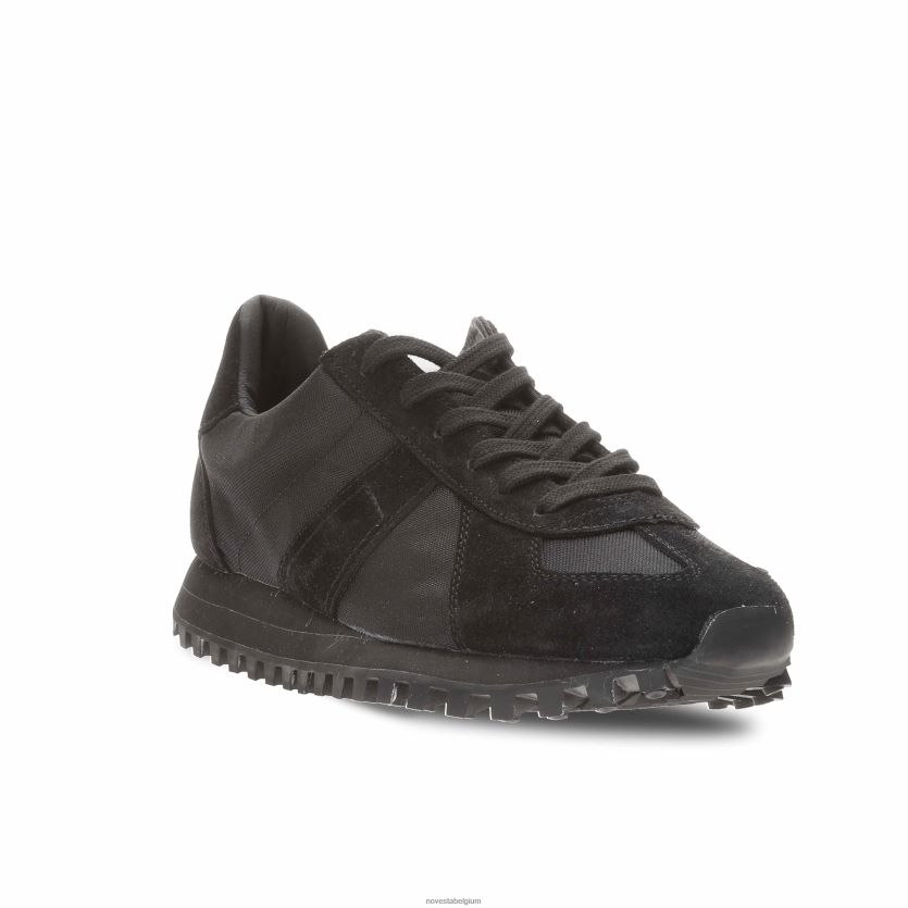 Novesta gatpad zwart sportschoenen PTBZDP183 - Novesta Sneakers Dames