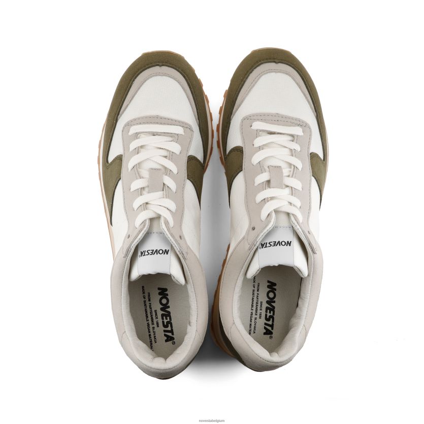 Novesta marathon vegan trail olijf sportschoenen PTBZDP133 - Novesta Schoenen