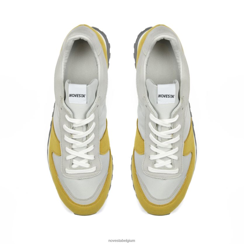 Novesta marathon veganistisch parcours geel sportschoenen PTBZDP135 - Novesta Sneakers Dames