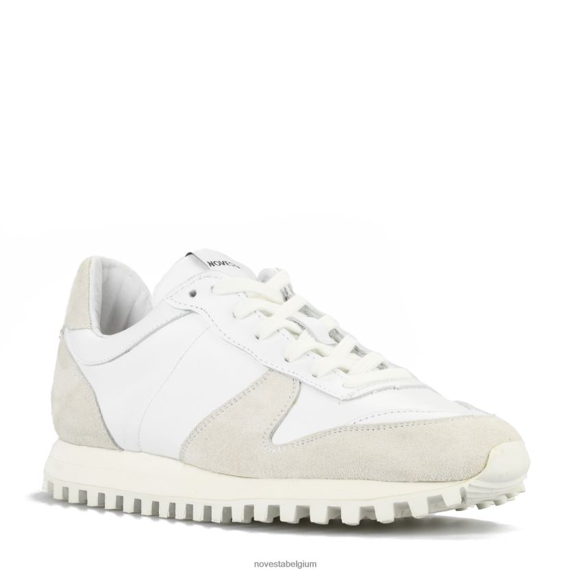 Novesta marathonleer geheel wit sportschoenen PTBZDP177 - Novesta Sneakers Dames