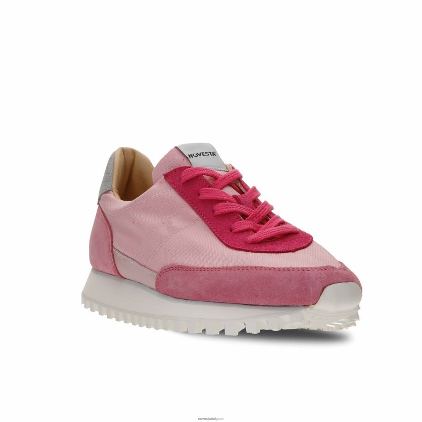 Novesta marathonlooptrail roze/grijs sportschoenen PTBZDP147 - Novesta Sneakers Dames