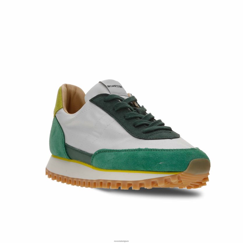 Novesta marathonlooptrail wht-grn/ylw sportschoenen PTBZDP113 - Novesta Belgium