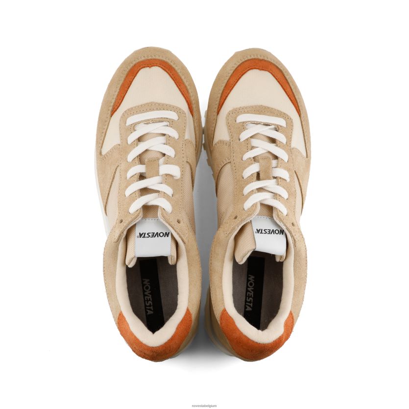 Novesta marathonpad papyrus/baksteen sportschoenen PTBZDP116 - Novesta Belgium