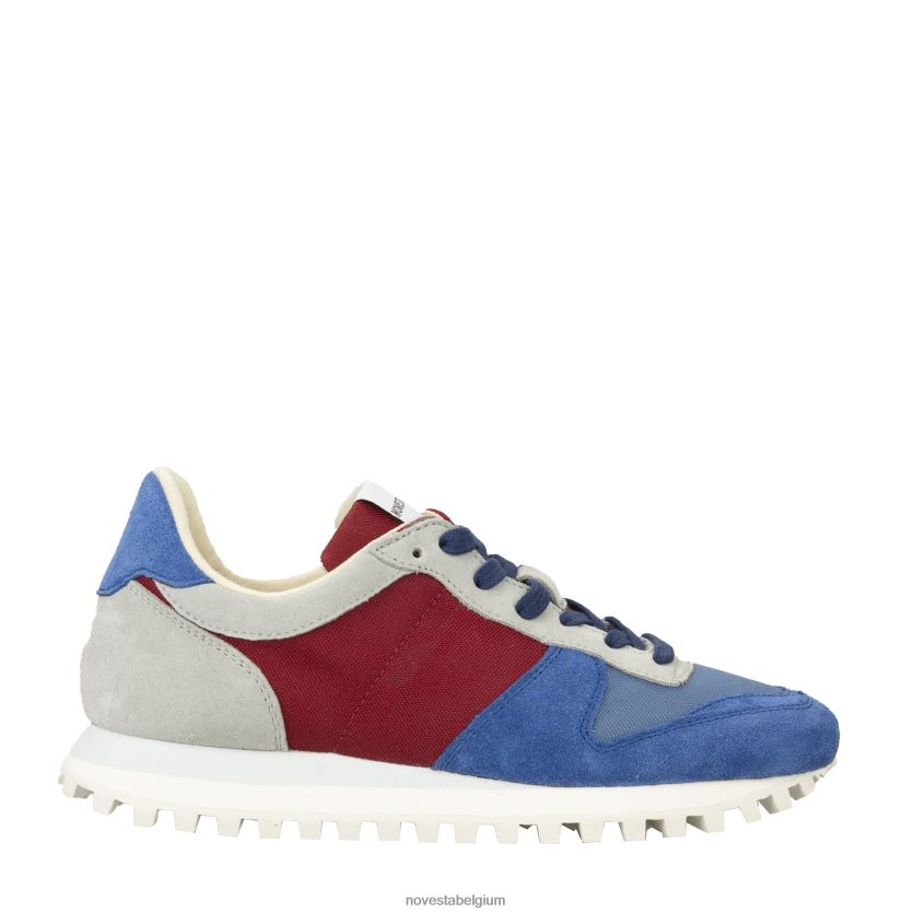 Novesta marathonparcours blauw-rood sportschoenen PTBZDP123 - Novesta Sneakers Dames