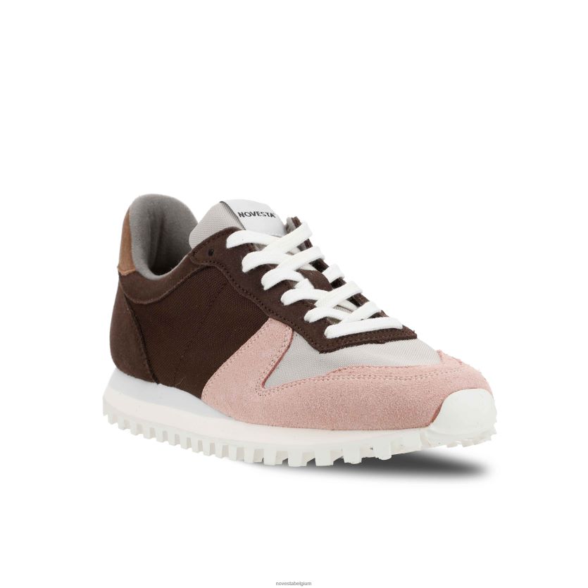 Novesta marathonparcours ebbenhout/nuage sportschoenen PTBZDP119 - Novesta Belgium