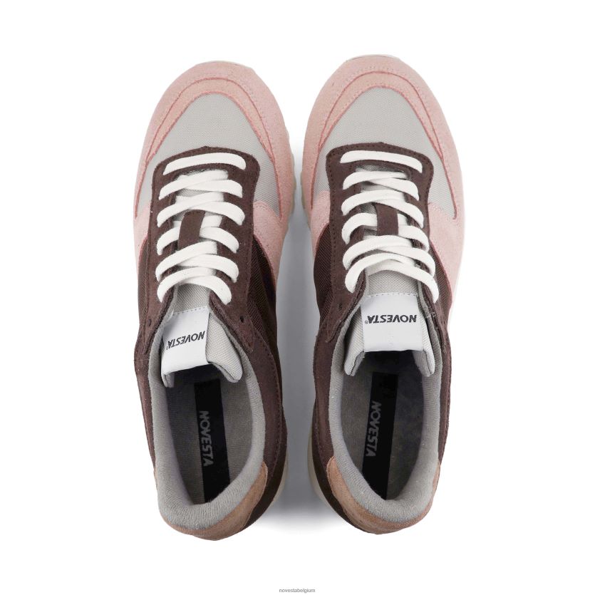 Novesta marathonparcours ebbenhout/nuage sportschoenen PTBZDP119 - Novesta Belgium