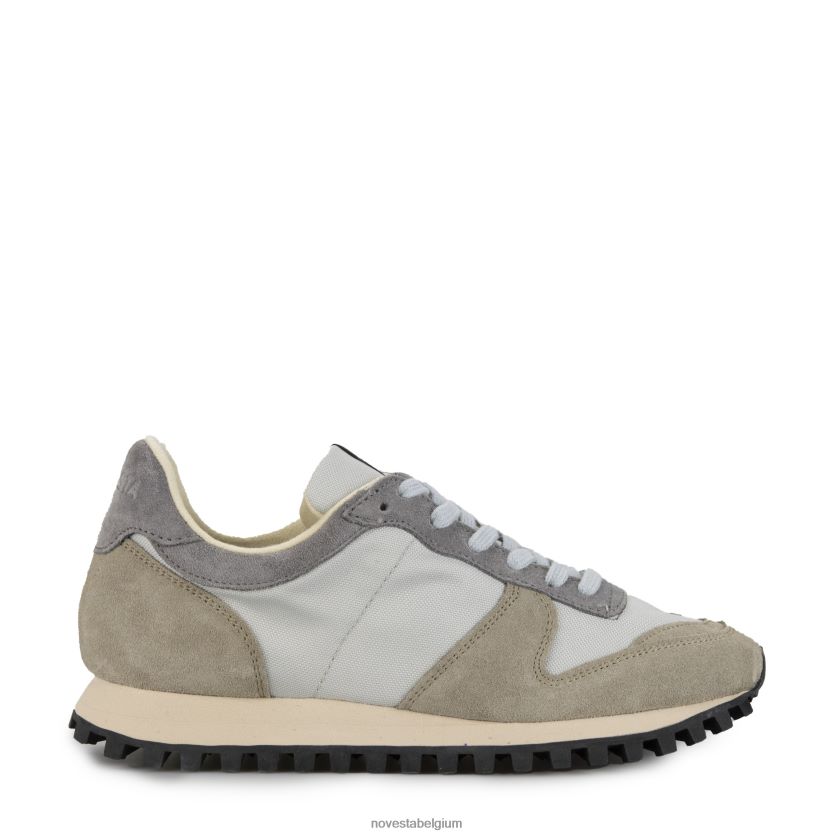 Novesta marathonparcours grijsbeige sportschoenen PTBZDP165 - Novesta Sneakers Dames