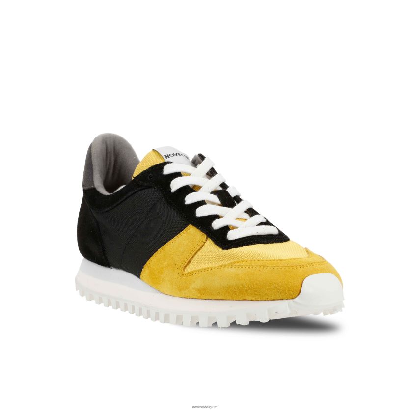 Novesta marathonparcours zwart/soleil sportschoenen PTBZDP150 - Novesta Sneakers Dames