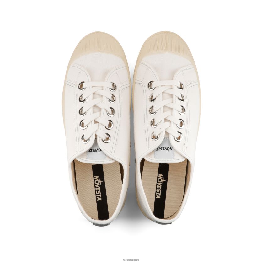 Novesta sm 10 wit-20 grijs/106 ecru sportschoenen PTBZDP74 - Novesta Belgium