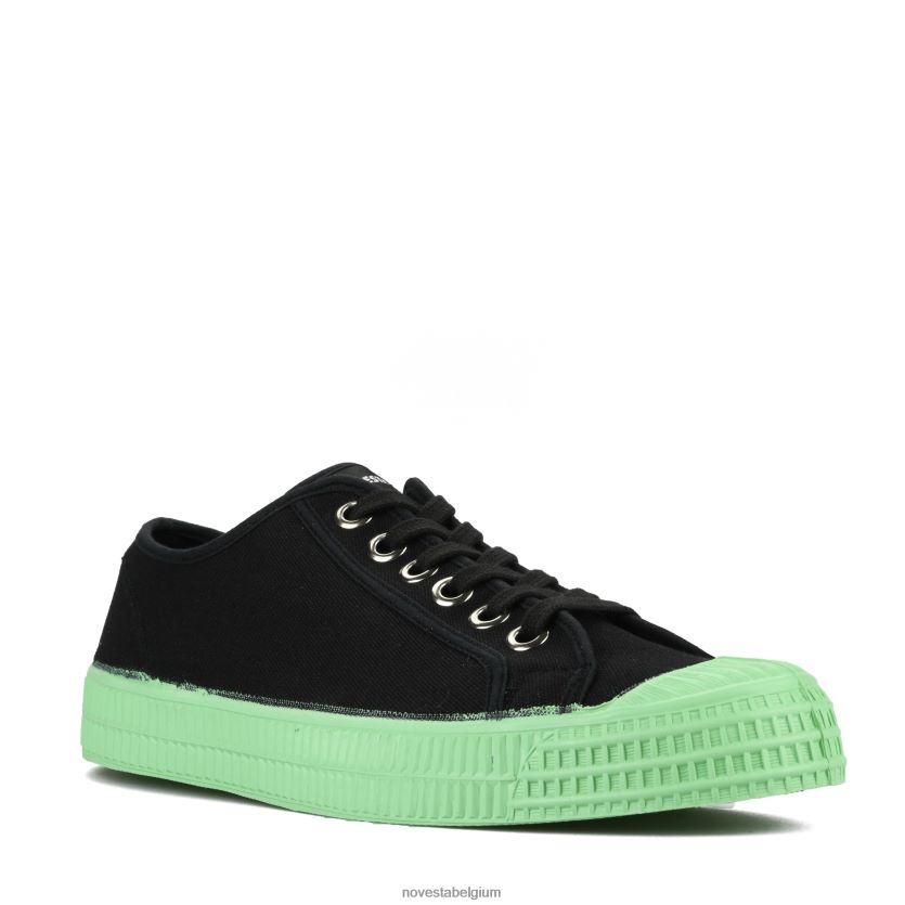 Novesta sm 60 zwart/580 groen sportschoenen PTBZDP51 - Novesta Sneakers Dames