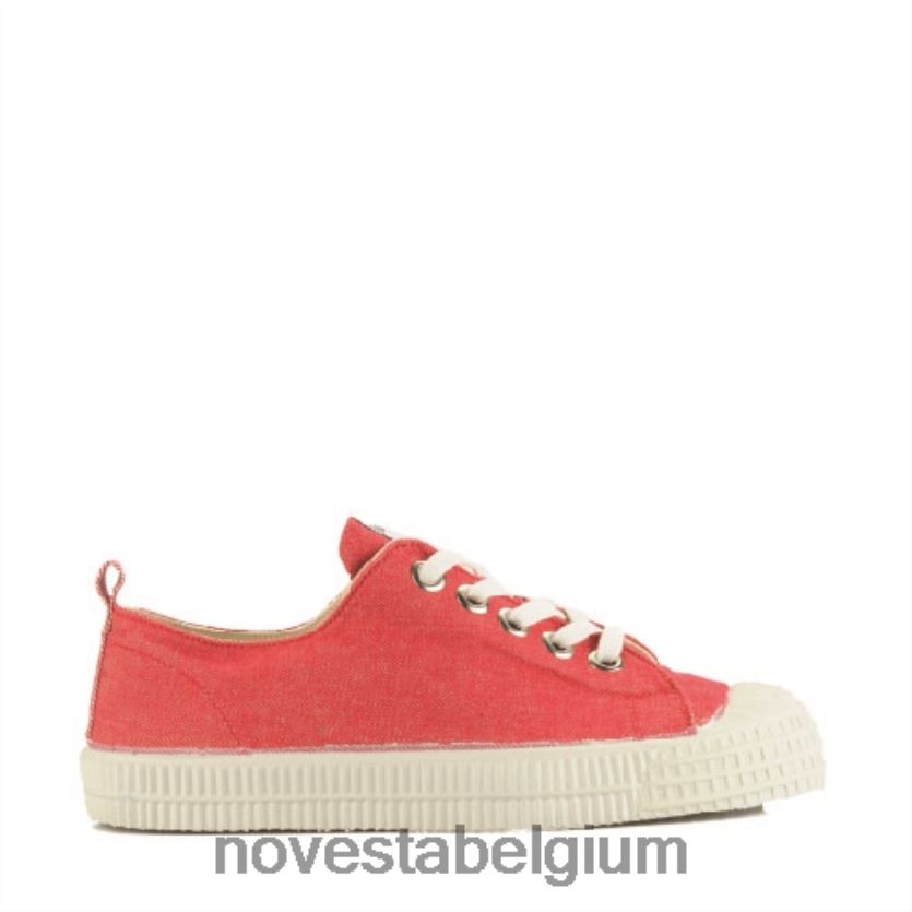 Novesta sm japdenim rood veganistische schoenen PTBZDP280 - Novesta Schoenen
