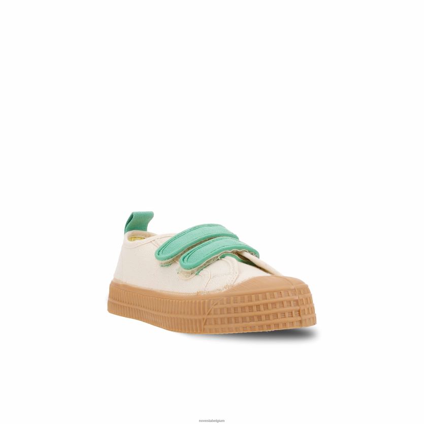 Novesta smkid vel 99bg-grn/003trnsp veganistische schoenen PTBZDP242 - Novesta Belgium