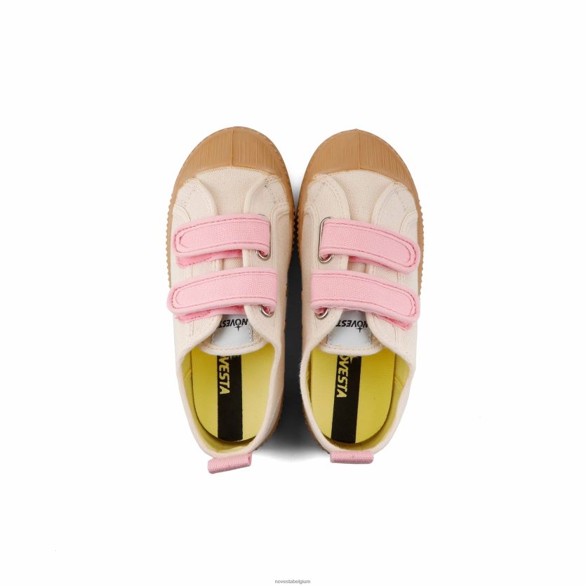 Novesta smkid vel 99bg-pnk/003trnsp veganistische schoenen PTBZDP244 - Novesta Schoenen