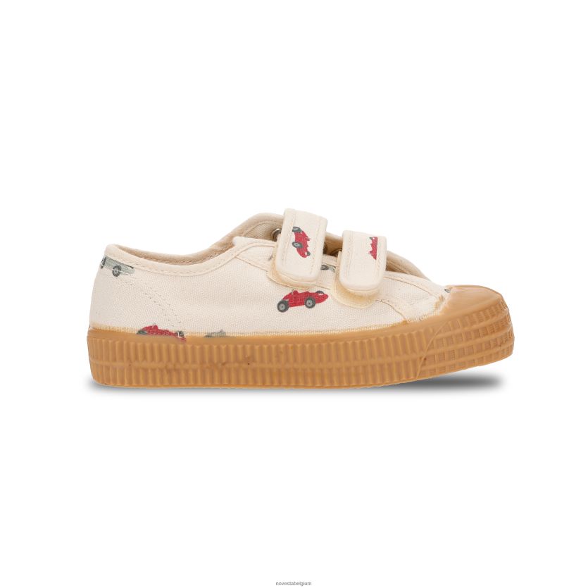 Novesta smkid vel auto/003trnsp veganistische schoenen PTBZDP258 - Novesta Sneakers Dames