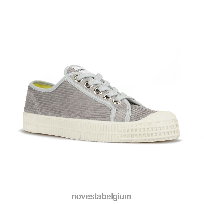 Novesta star master corduroy grijs veganistische schoenen PTBZDP206 - Novesta Belgium