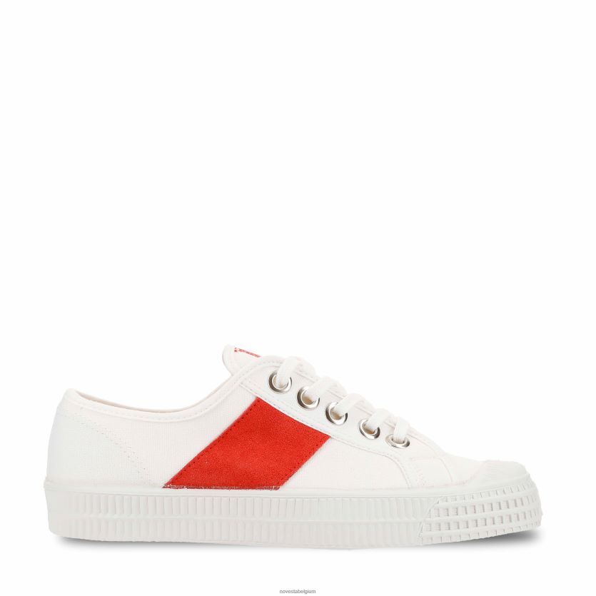 Novesta starmaster 10wht-rood/110wht sportschoenen PTBZDP12 - Novesta Sneakers Dames