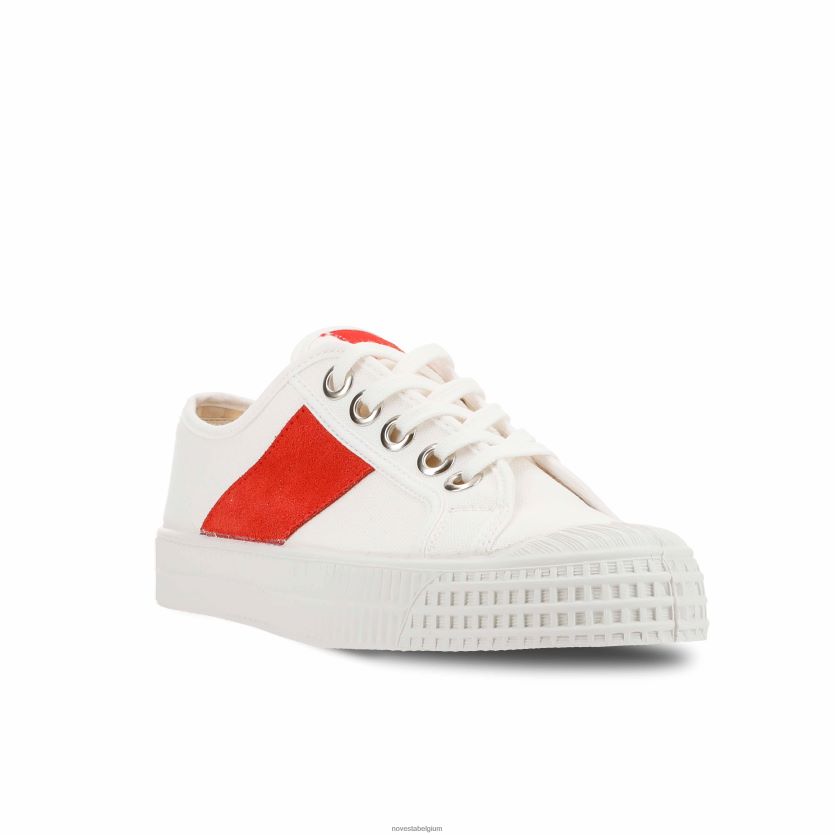 Novesta starmaster 10wht-rood/110wht sportschoenen PTBZDP12 - Novesta Sneakers Dames