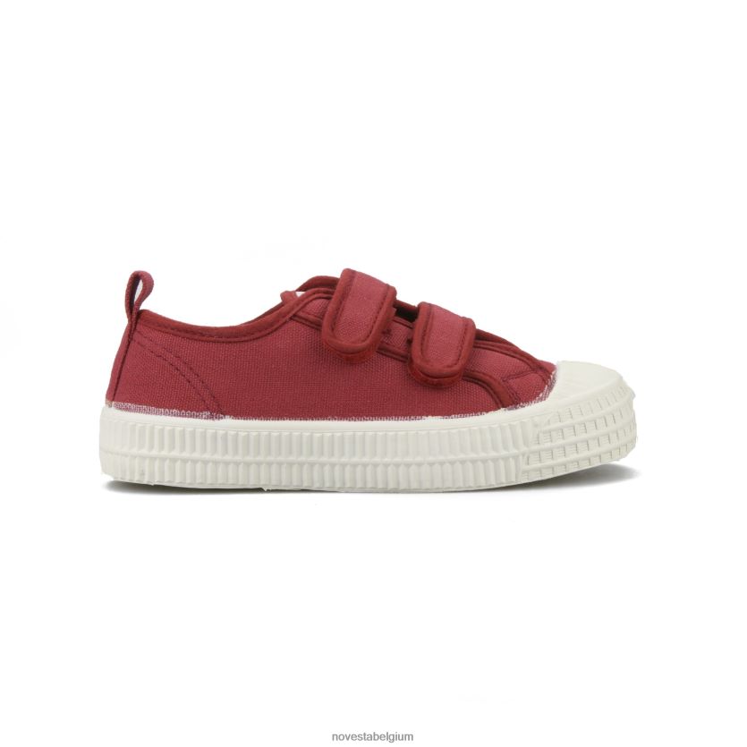 Novesta s.m.kid klittenband 30 rood veganistische schoenen PTBZDP268 - Novesta Schoenen