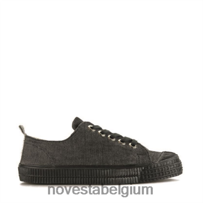 Novesta sm jap.denim zwart veganistische schoenen PTBZDP210 - Novesta Sneakers Dames