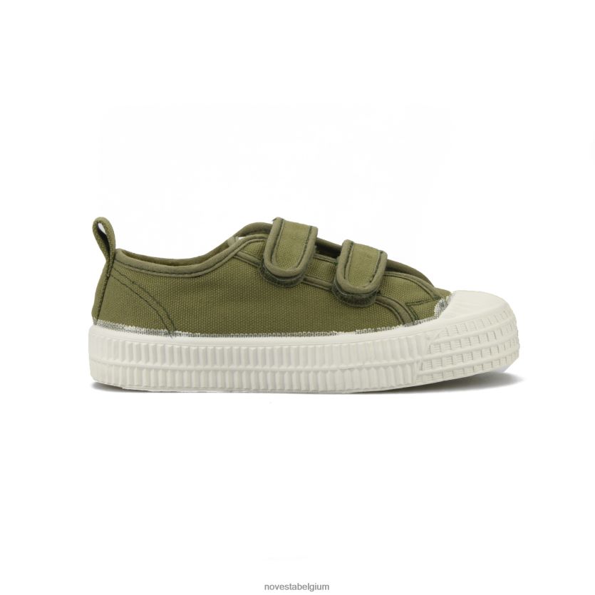 Novesta smkid klittenband 42 militair veganistische schoenen PTBZDP267 - Novesta Sneakers Dames