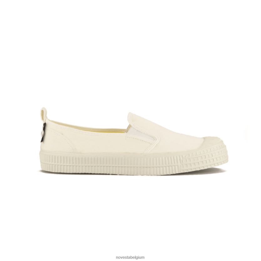 Novesta ster slip-on kind 10 wit veganistische schoenen PTBZDP230 - Novesta Belgium
