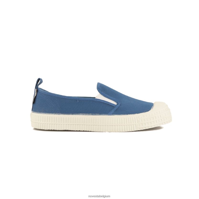 Novesta ster slip-on kind 92 azuurblauw veganistische schoenen PTBZDP226 - Novesta Schoenen